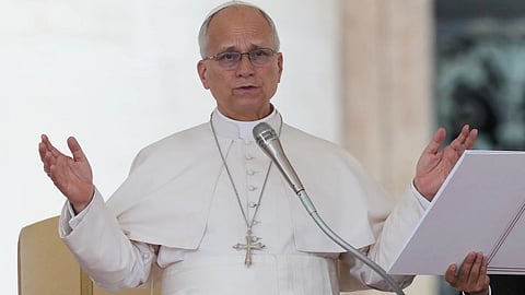 Pope Leo offered a special prayer