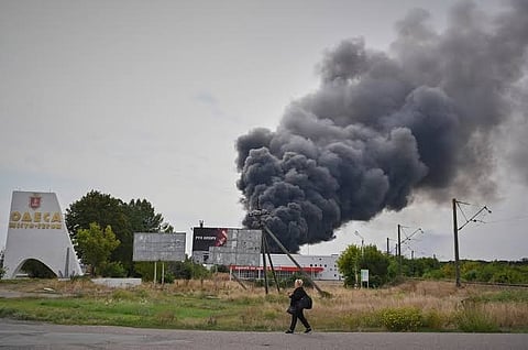 Russia targeted a major port in the Black Sea