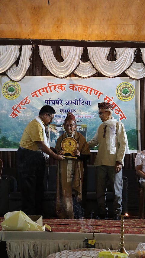 कर्सियांग में वरिष्ठ नागरिक संगठन का सातवां स्थापना दिवस