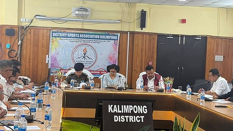 कालिम्पोंग में जिला खेलकूद एसोसिएशन की बैठक