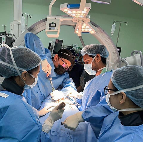 नाम्ची जिला अस्पताल में पहली बार उन्नत रीढ़ की सर्जरी सफल
