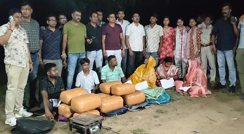 डीडी ने किया 81 किलो गंजा जब्त