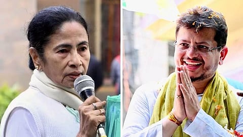 चुनाव आयोग के आदेश में TMC के दोनों गुटों के नए नाम और चुनाव चिन्ह की जानकारी।