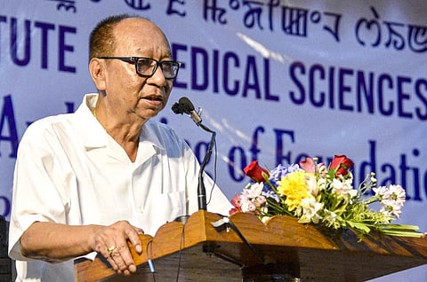 मणिपुर सीएम खेमचंद सिंह दिल्ली रवाना, सम्मेलन में होंगे शामिल