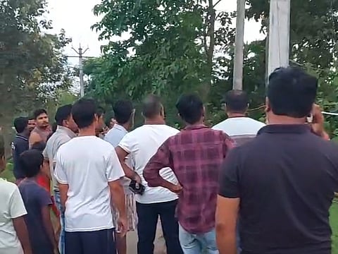 पेड़ की डाल काटने चढ़ा, बिजली के तार की चपेट में आया