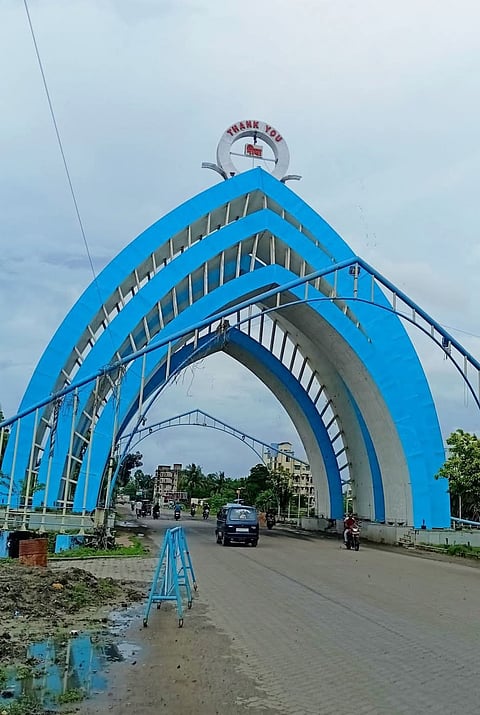 दीघा के प्रवेश द्वार पर बना दीघा गेट 
