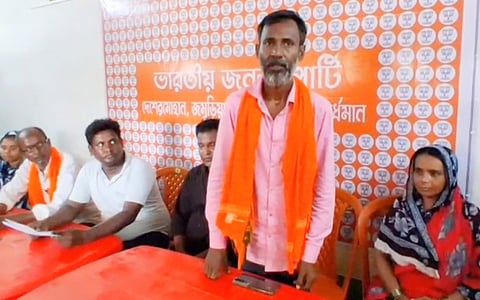 बैठक में उपस्थित अल्पसंख्यक मोर्चा के पदाधिकारी