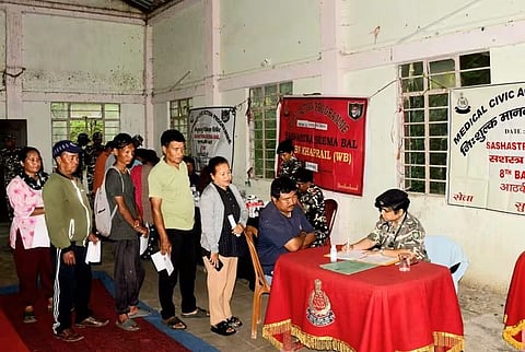 सीमावर्ती गांव में एसएसबी ने किया सिविक वेलफेयर कार्यक्रम