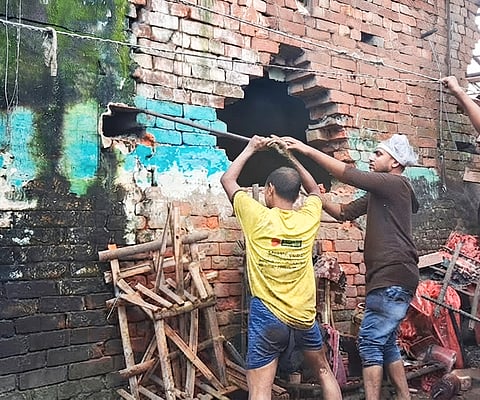 Clash in Sankrail Over House Demolition Drive, Woman Injured