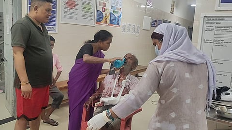 अस्पताल में इलाजरत घायल