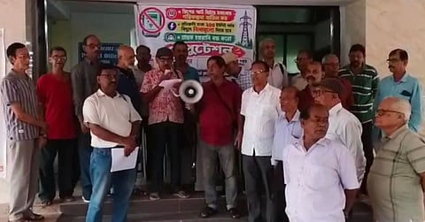 स्मार्ट मीटर के विरोध में सड़क पर संगठन