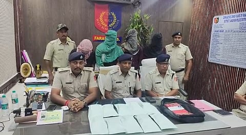 गिरफ्तार चारों ड्रग्स तस्कर 