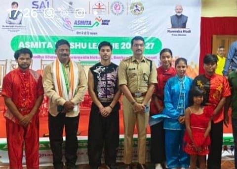बांकुड़ा में अस्मिता खेलो इंडिया महिला वुशु सिटी लीग आयोजित