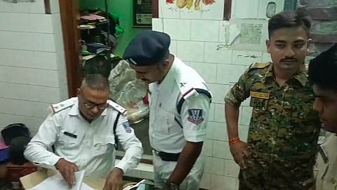 Paper work by police 