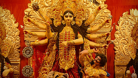 हरिदेवपुर में दुर्गा पूजा नहीं करने की चेतावनी