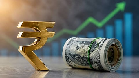 Rupee gains 13 paise to 95.81/USD