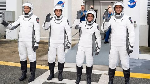 SpaceX launched four astronauts to the ISS