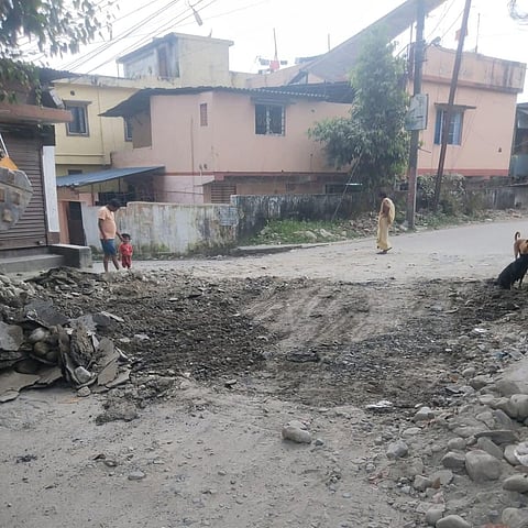 Road construction 