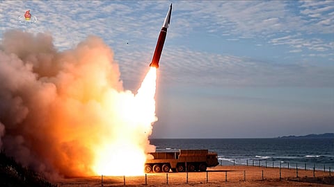 North Korea fired a ballistic missile towards the sea