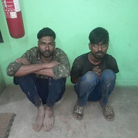CISF ने 30 किलो तांबा केबल के साथ 2 चोरों को पकड़ा 