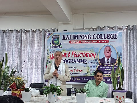 कैप्टन प्रकाशमणि प्रधान बने कालिम्पोंग कॉलेज गवर्निंग बॉडी के चेयरमैन