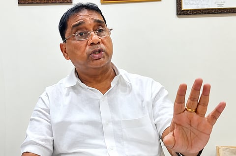 फोटो में अंडमान एवं निकोबार प्रदेश कांग्रेस कमेटी की अभियान समिति के चेयरमैन जी. भास्कर।