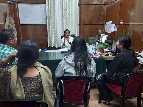 कर्सियांग अग्निकांड की जांच और मुआवजे की मांग, गोरामुमो ने सौंपा ज्ञापन