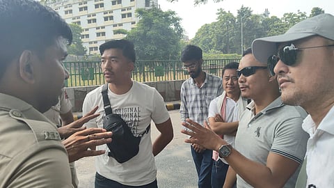 चुनाव आयोग के खिलाफ दिल्ली में एसडीएफ का प्रदर्शन
