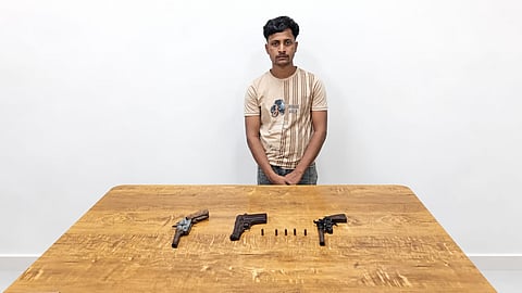 गिरफ्तार अभियुक्त की तस्वीर 