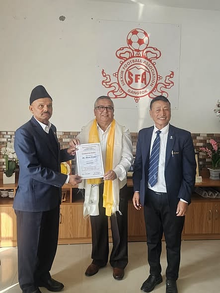 सिक्किम फुटबॉल एसोसिएशन की नई कार्यकारिणी निर्विरोध निर्वाचित