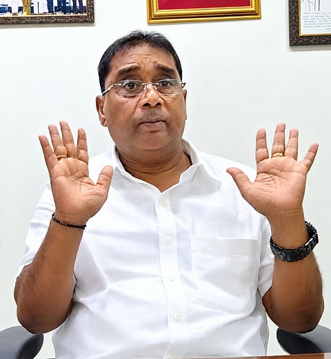 समाचार में उल्लेखित अंडमान तथा निकोबार प्रदेश कांग्रेस कमेटी की अभियान समिति के अध्यक्ष टीएसजी भास्कर का छायाचित्र।
