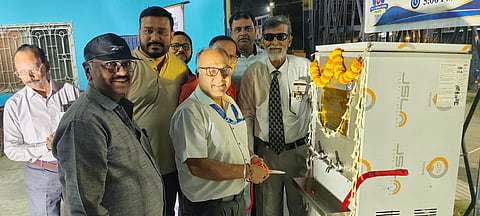 उद्घाटन करते सीजीएम पीके मिश्रा 