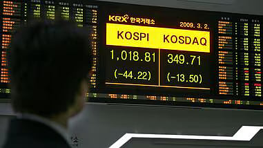एशियाई बाजार मिले-जुले, Kospi 3% उछला
