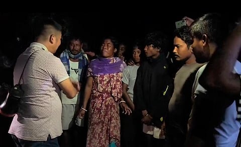 हाथी के हमले में व्यक्ति की मौत, वनकर्मियों का घेराव