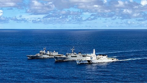 Indian Navy training squadron arrives in Sri Lanka on a goodwill visit