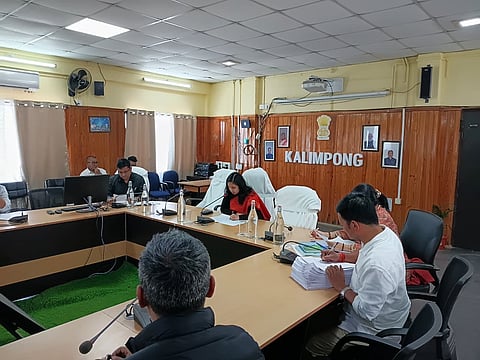 कालिम्पोंग नगरपालिका चुनाव को लेकर सर्वदलीय बैठक