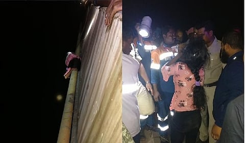 सौतेले बाप ने पूरे परिवार को दिया पुल से धक्का, बच्ची ने खतरनाक तरीके से बचाई जान