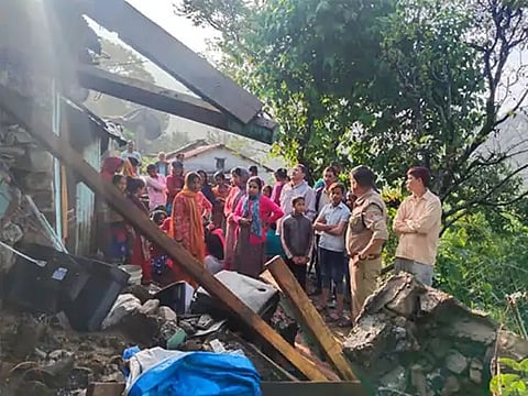 उत्तराखंड के गौरीकुंड में लैंडस्लाइड; 3 की मौत, 20 लापता