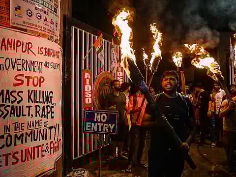 Manipur Violence: बफर जोन में घुसकर आगजनी और फायरिंग, मैतेई समुदाय के 3 लोगों की मौत