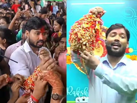 रक्षाबंधन पर खान सर ने बनाया World Record, 7000 से ज्यादा लड़कियों से बंधवाई राखी, सामने आया VIDEO