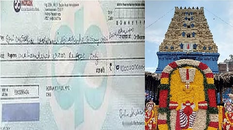 मंदिर की दान पेटी में मिला 100 करोड़ का चेक, बैंक पहुंचे तो सच जान हर कोई रह गया हैरान