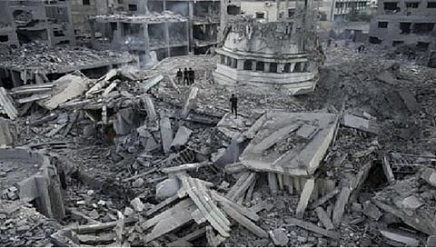 गाजा में इजराइल का पलटवार (सोर्स-पीटीआई)