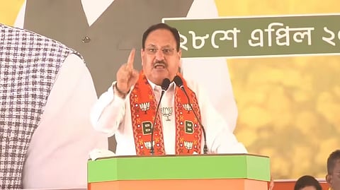 पश्चिम बंगाल में कानून-व्यवस्था पूरी तरह फेल : नड्डा
