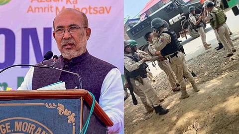 मणिपुर के सीएम के काफिले पर उग्रवादियों का हमला, 1 जवान घायल