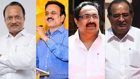 Girish Mahajan, Ajit Pawar, Jayant Patil, Radhakrishna Vikhe Patil