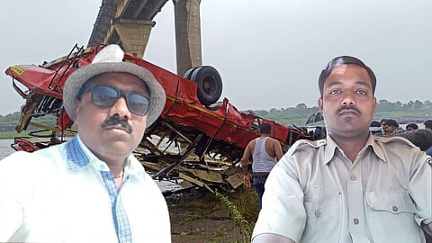 Conductor Prakash Chaudhary, Driver Chandrakant Patil