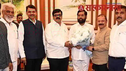 Raju lavte & Ajay Boraste With CM Eknath Shinde