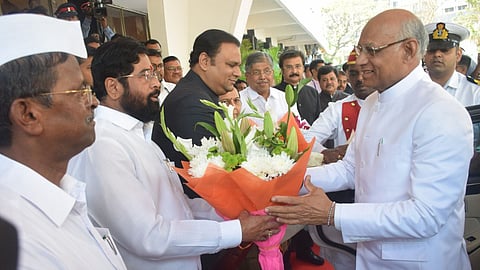 Governor Ramesh Bais addressed both houses of Maharashtra Legislature at Vidhan Bhavan 