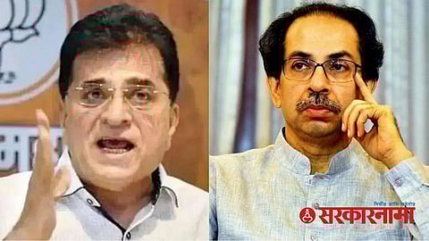 Shridhar Patankar ED Raid : Uddhav Thackeray ; Kirit Somayya