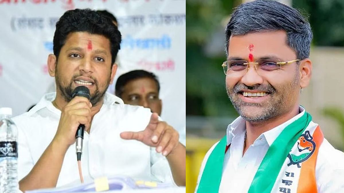 जेव्हा नगरमध्ये खासदार विखे आणि आमदार लंके समोरासमोर येतात ! ...when MP  Sujay Vikhe Patil and MLA Nilesh Lanke come face to face in the Ahmednagar  city!